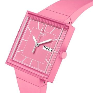 Swatch SO34P700 WHAT IF…PINK? Kol Saati